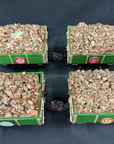 Bachmann G SCALE Wood Side Dump Cars (4 total) with Custom Gold Loads Very Nice