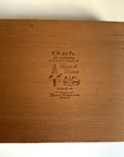 Vintage Union Pacific House of Windsor Solid Wood Cigar Box