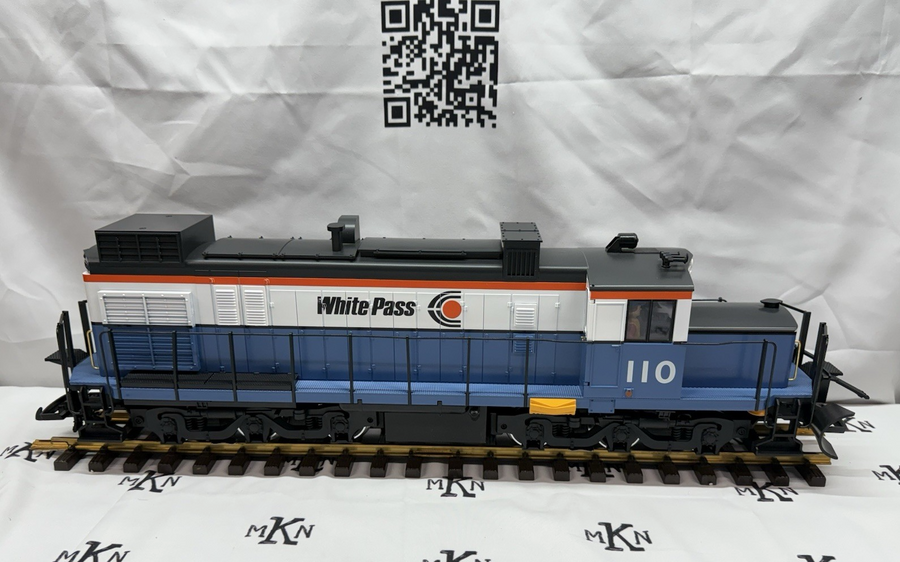 LGB 2055 LIMITED EDITION WOLFGANG WHITE PASS ALCO DIESEL LOCO 87 OF 100! NIB