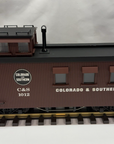 USA Trains R12002 COLORADO & SOUTHERN Caboose #1012 Metal Whls, Lighted LN