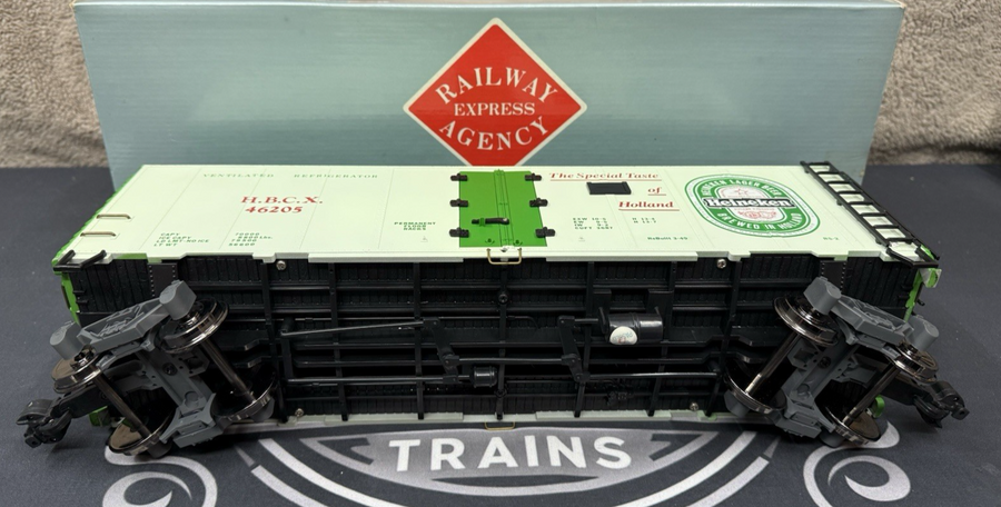Aristo Craft ART 46205 Heineken Beer Reefer METAL WHEELS LN/BOX G Scale