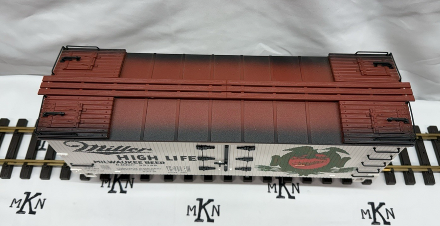 LGB 4072 MILLER HIGH LIFE REFRIGERATOR Reefer Car G Scale LN/BOX
