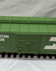 Aristo-Craft Art- 46063 Burlington Northern Steel Boxcar Green #189355 G Scale