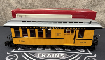 LGB 3081 D&RGW Denver & Rio Grande Western Passenger Combine Car G Scale LN/BOX