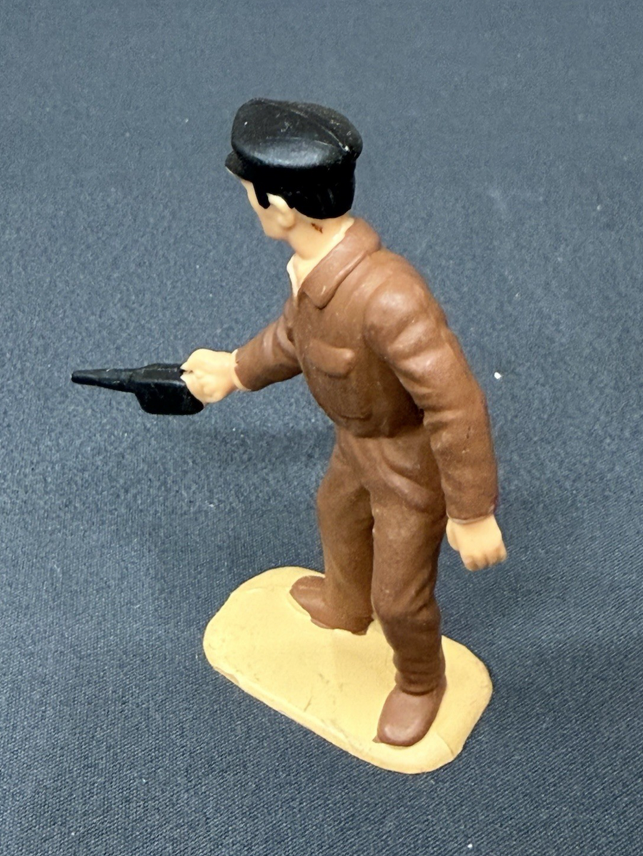 LGB Lehmann Gross Bahn Mechanic Train Railroad Figure in Brown suit G Scale 1/24