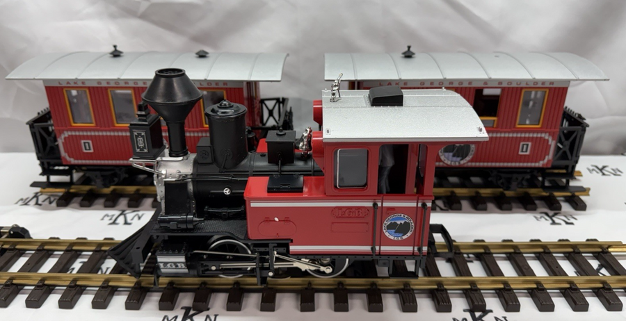 LGB 25301 G Scale Lake George & Boulder G Gauge Steam Passenger Train Set Only