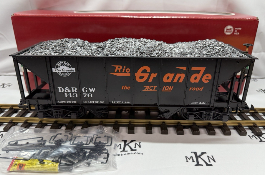 LGB 43760 Rio Grande 2 Bay Hopper #14376 Brand New G Scale