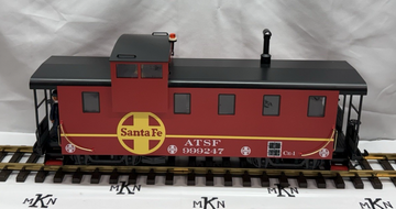 LGB 43714 Santa Fe Caboose Red #999217 G Scale NIB/Sleeve
