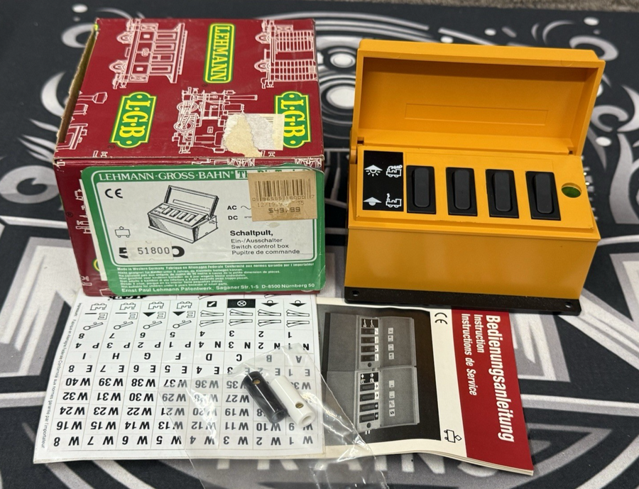 LGB 51800 5180 Electric Accessory Switch Panel NEW/box G Scale