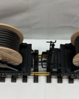 LGB 43170 Freight Flat Car with Wooden Cable Reel Loads G Scale