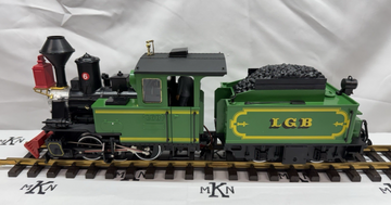 LGB 2017D Green Classic Steam Locomotive and Powered Tender G Scale