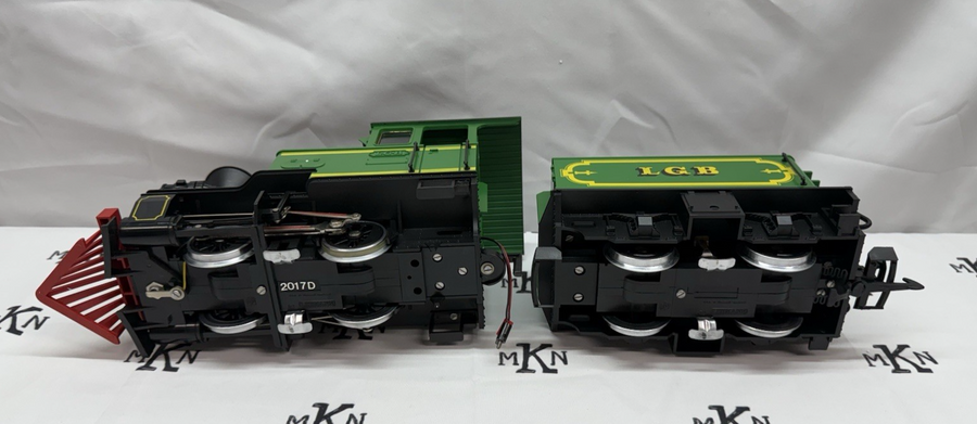 LGB 2017D Green Classic Steam Locomotive and Powered Tender G Scale