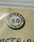 Milwaukee Road Railroad 40 Year Service Pin Veterans Employee Assoc CMSTP&PRR