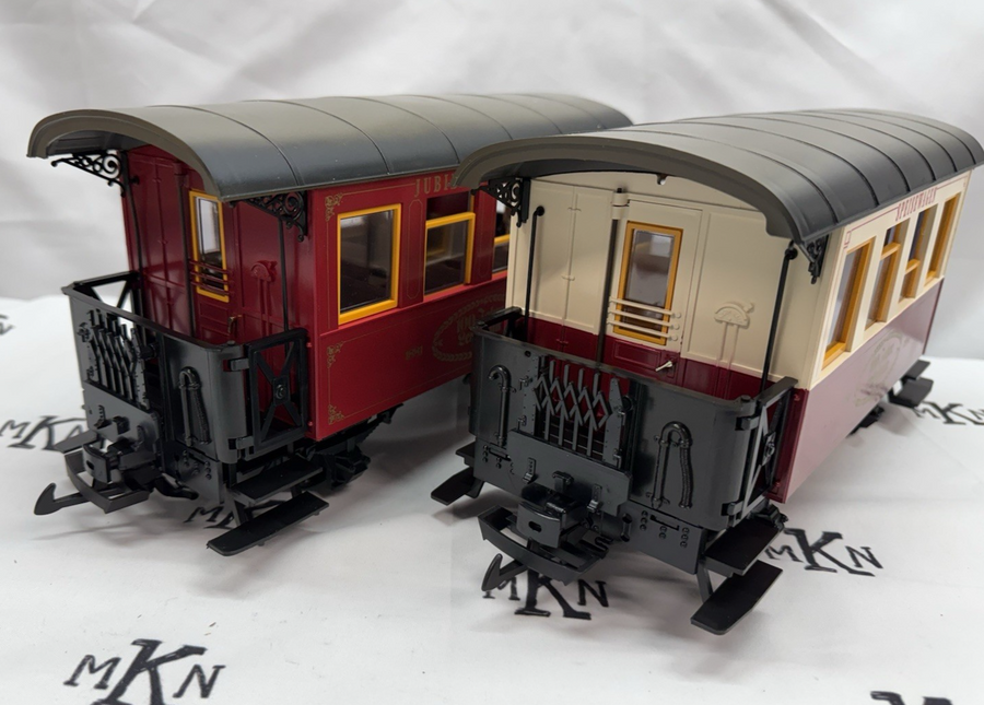 LGB 100 Year Anniversary Red Starter Set G Scale Complete Train Set with Track