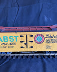 LGB 4074 G Scale Pabst Milwaukee Reefer Used with EZROLL Metal Wheels