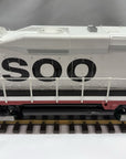 USA TRAINS R22467 SOO LINE GP-30 Diesel Locomotive with Sound/Revolution G Scale
