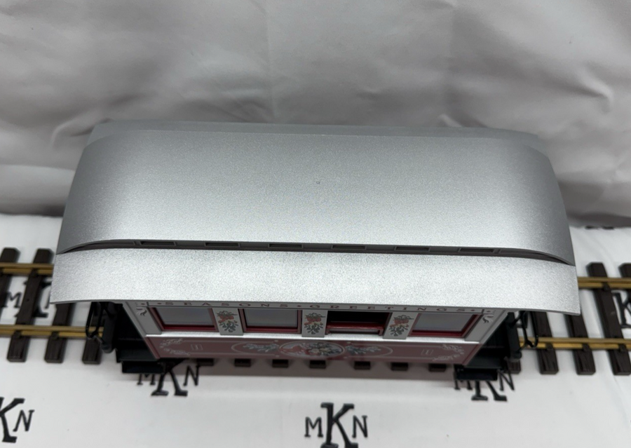 LGB 35075 Christmas Seasons Greetings Passenger Car Coach G Scale