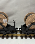 LGB 43170 Freight Flat Car with Wooden Cable Reel Loads G Scale
