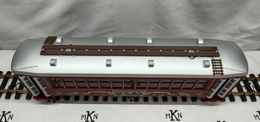 LGB 22382 CHRISTMAS TROLLEY Streetcar WITH SOUND LN G Scale