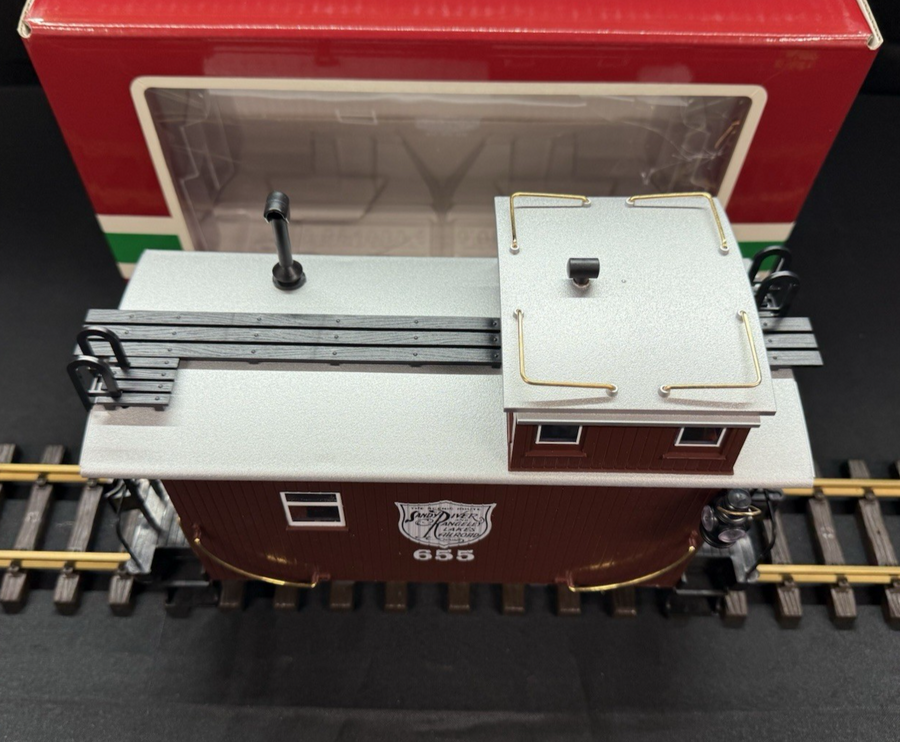 LGB 46655 SR&RL Sandy River Rangeley Lakes Caboose Metal Wheels Knuckles G Scale