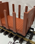 LGB 4045 STAKE FLATCAR (2) LN with Box G Scale