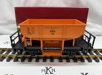 LGB 4041 Orange OEG 737 Ballast Car G Scale LN/Box