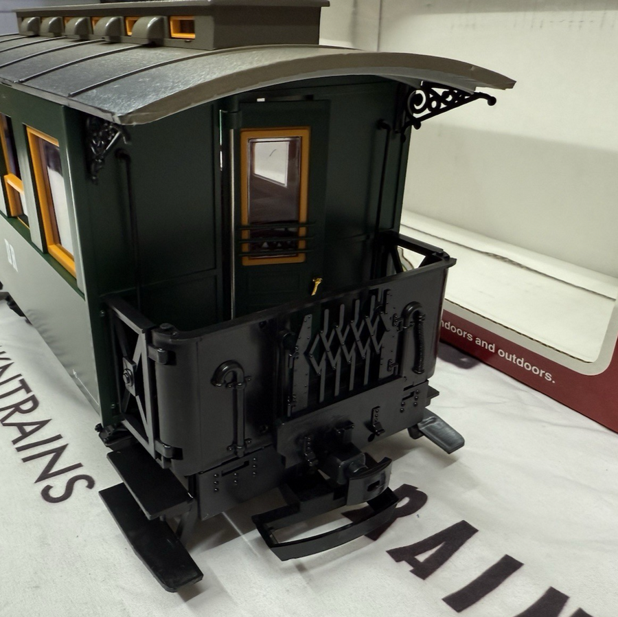 LGB 3019N Postal/Baggage Car w/Metal Wheels & Lights Tested G Scale EX/Box