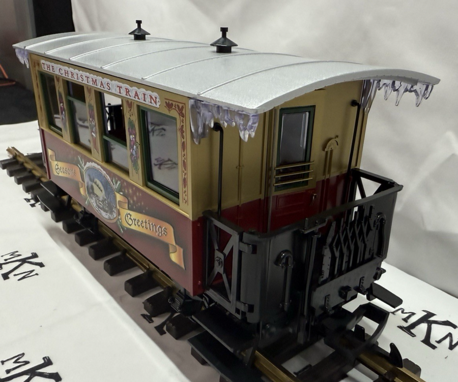 LGB 72550 Christmas Steam Engine Train Set G Scale Complete Lighted MINT
