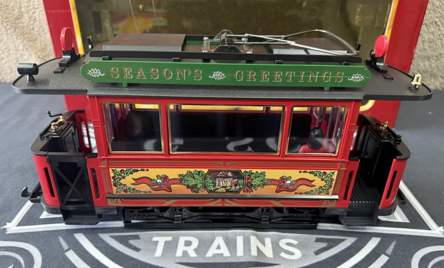 LGB 2036 Christmas Season Greetings Trolley Anniversary Set Tested LN/Box