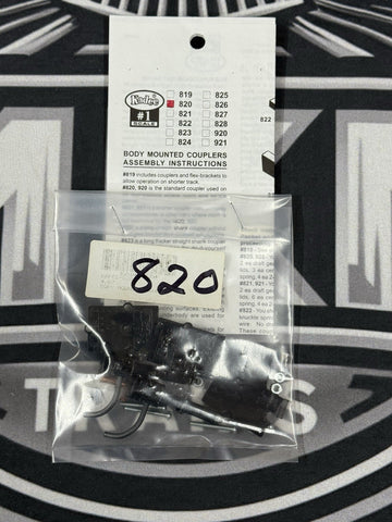 Kadee #1 G Gauge 820 Body Mounted Coupler New w/manual G Scale