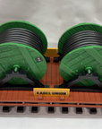 LGB 4002 Kabel Union Flat Car w/ Cable Spools Green G-Scale
