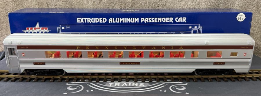 USA Trains R312201 Pennsylvania Congressional Parlor Car Passenger Car Tested LN