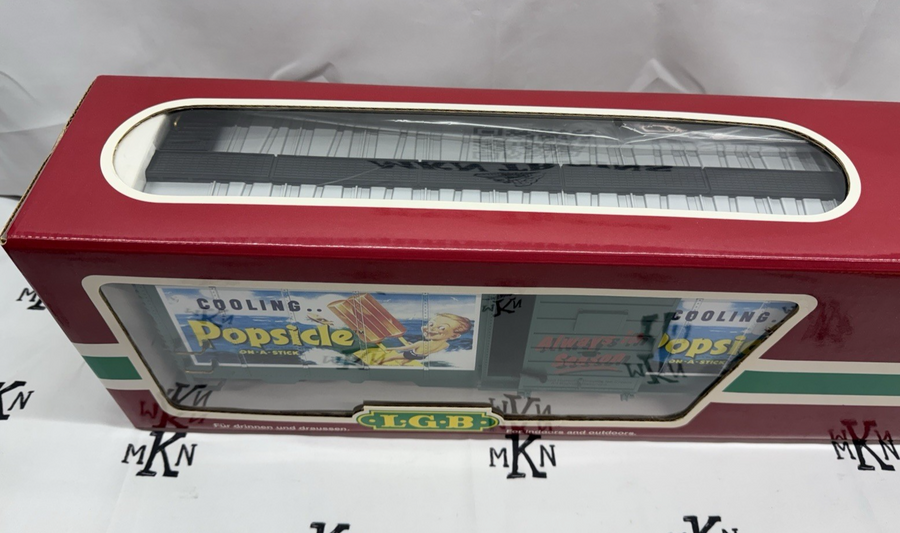LGB 48913 Popsicle "Always In Season" Box Car Brand New with Sleeve G Scale
