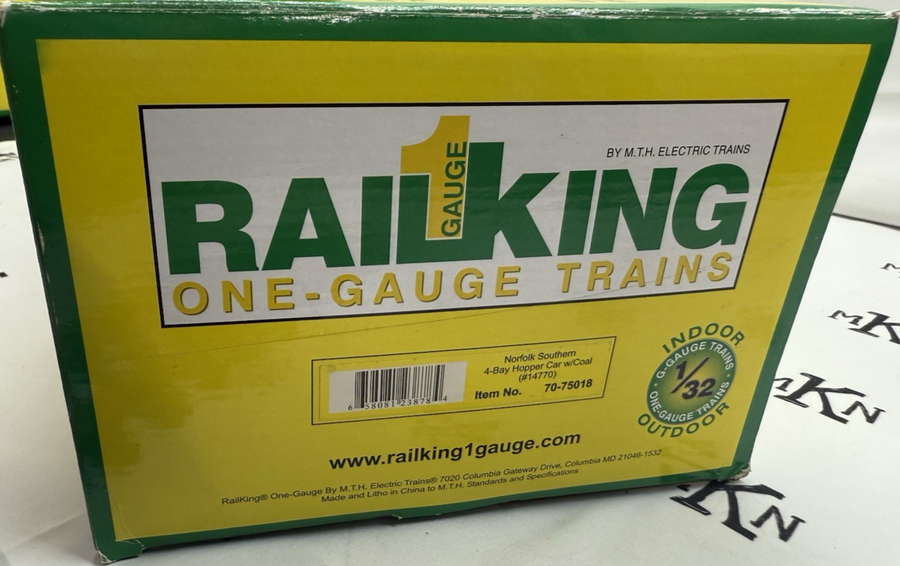 MTH RAILKING One Gauge 70-75018 Norfolk Southern NS Hopper Car #14770 G Scale