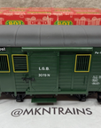LGB 3019N Postal/Baggage Car w/Metal Wheels & Lights Tested G Scale EX/Box