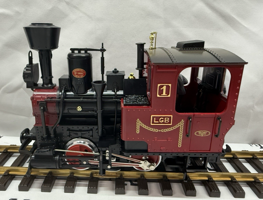 LGB 100 Year Anniversary Red Starter Set G Scale Complete Train Set with Track