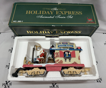 New Bright 380-1 G Holiday Express Animated Post Office Car Santa's Mailbox LN