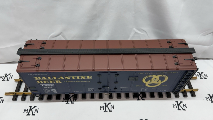Aristo Craft ART-46213 G Scale Ballantine Beer Reefer METAL WHEELS LN/BOX