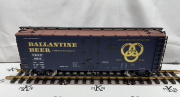 Aristo Craft ART-46213 G Scale Ballantine Beer Reefer METAL WHEELS LN/BOX