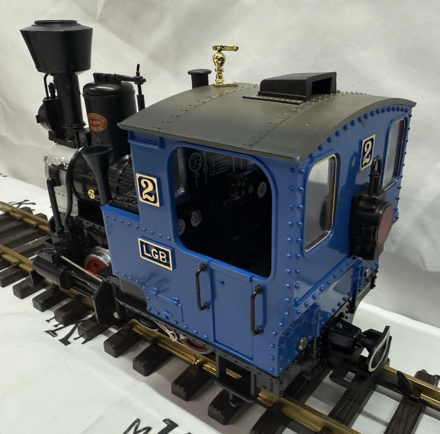 LGB 20301BZ The Blue Train Starter Set G Scale Complete LN with Track