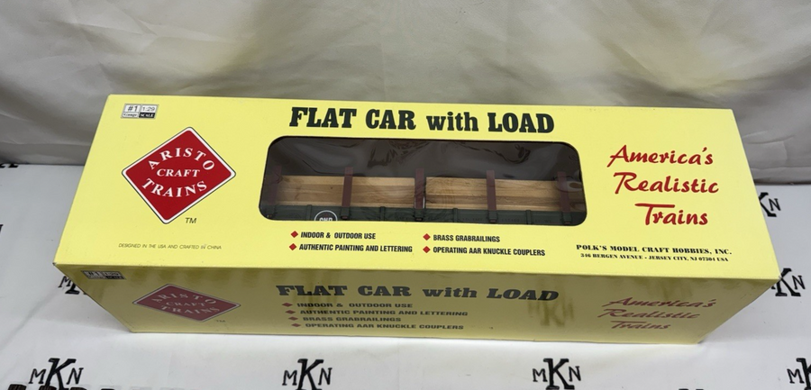 Aristo-Craft ART 46313A CNR/Canadian National Railway Flat Car Metal Wheels G