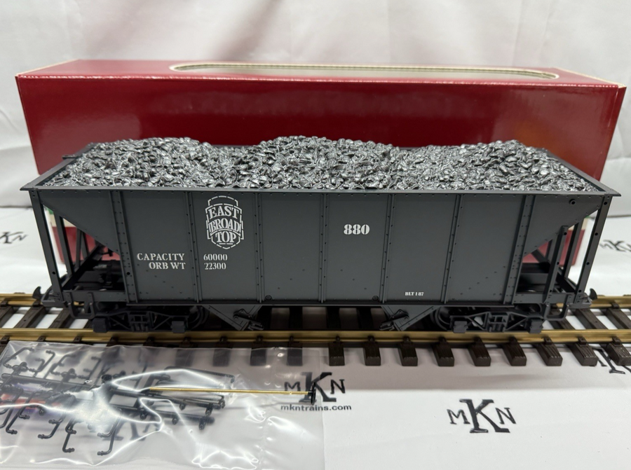 LGB 4076 East Broad Top Coal Hopper with load New in Box with Sleeve G Scale