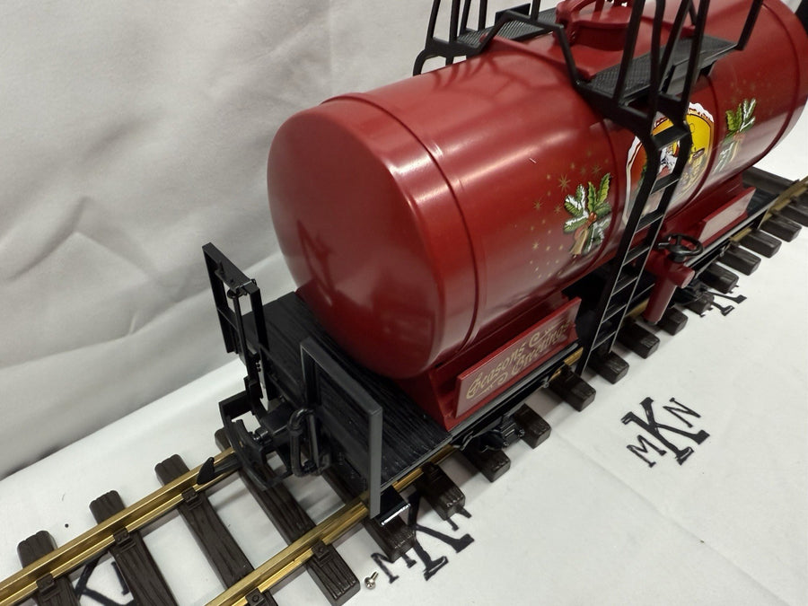 LGB 47400 CHRISTMAS SEASONS GREETINGS SANTA TANK CAR G Scale