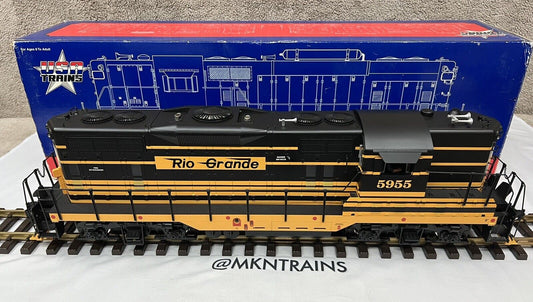 USA Trains GP-9 Rio Grande Diesel Engine R22119 G Scale #5955 LN/Box RARE