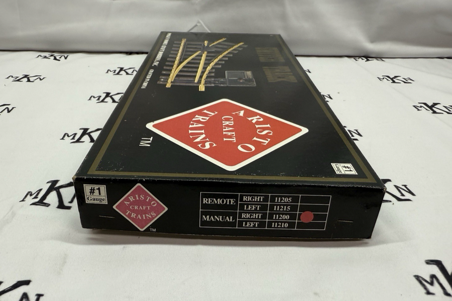Aristo Craft #11200 Switch Tracks Manual Right G Scale Turnout LN/Box