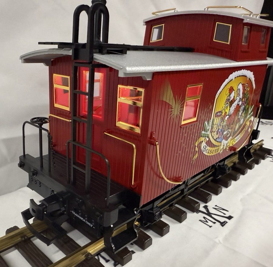 LGB 72550 Christmas Steam Engine Train Set G Scale Complete Lighted MINT