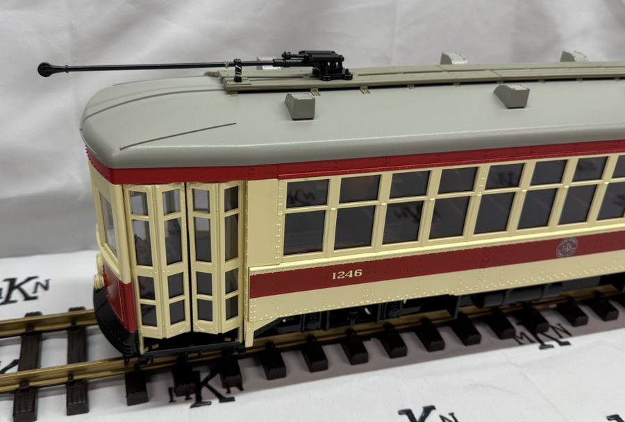LGB 21382 G Scale Third Avenue Transit System Streetcar #1246 w/ Sound New/Box