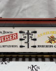 LGB 4070 Budweiser Woodside Reefer Car G Scale kadee couplers g scale