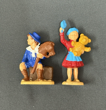 Vintage LGB Lehmann Boy & Girl Children Figurines G Scale Train Village People