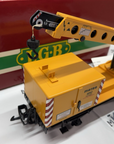 LGB 4042 G Scale Matra Yellow Construction Crane Car New with Sleeve